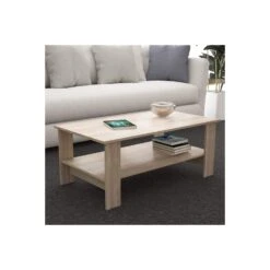 TAVOLINO SALOTTO MATCH ROVERE CHIARO