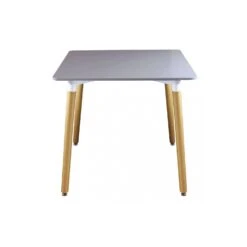 Tavolo 80x80cm Grigio Con Gambe In Legno - Lione 6 Tavolo 80x80cm Grigio Con Gambe In Legno - Lione -Vendite Ediliamo tavolo 80x80cm grigio con gambe in legno lione 1