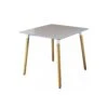 Tavolo 80x80cm Grigio Con Gambe In Legno - Lione 2 Tavolo 80x80cm Grigio Con Gambe In Legno - Lione -Vendite Ediliamo tavolo 80x80cm grigio con gambe in legno lione