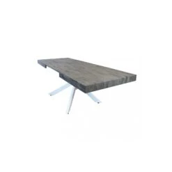 TAVOLO ALLUNGABILE DARREN ANTRACITE EFFETTO LEGNO 160/240 X 90