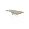 TAVOLO ALLUNGABILE DARREN NATURALE CON VENATURE STRUTTURA BIANCA 160/240 X 90 3 TAVOLO ALLUNGABILE DARREN NATURALE CON VENATURE STRUTTURA BIANCA 160/240 X 90 -Vendite Ediliamo tavolo allungabile darren naturale con venature struttura bianca 160 240 x 90