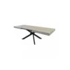 TAVOLO ALLUNGABILE DARREN NATURALE CON VENATURE STRUTTURA NERA 160/240 X 90