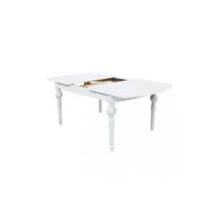 TAVOLO CROSS ROUND 150/190 X 100 BIANCO 9 TAVOLO CROSS ROUND 150/190 X 100 BIANCO -Vendite Ediliamo tavolo cross round 150 190 x 100 bianco 2