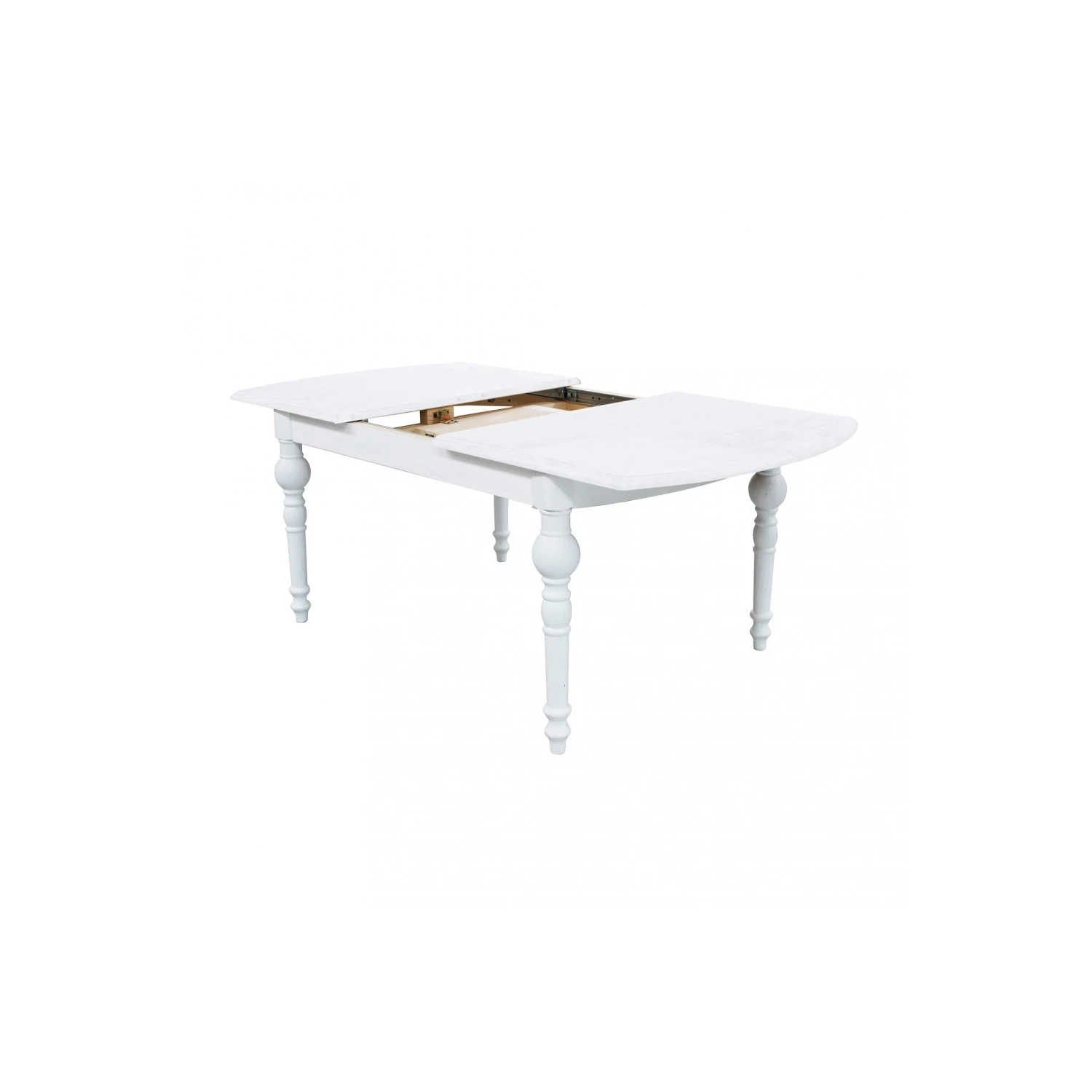 TAVOLO CROSS ROUND 150/190 X 100 BIANCO 3 TAVOLO CROSS ROUND 150/190 X 100 BIANCO - immagine 3