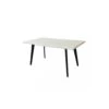 Tavolo Da Pranzo 160x90 Bianco Effetto Legno - Dalbert