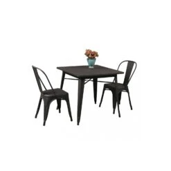 Tavolo Stile Industrial In Metallo 80x80 Cm - Stelvio -Vendite Ediliamo tavolo stile industrial in metallo 80x80 cm stelvio 4