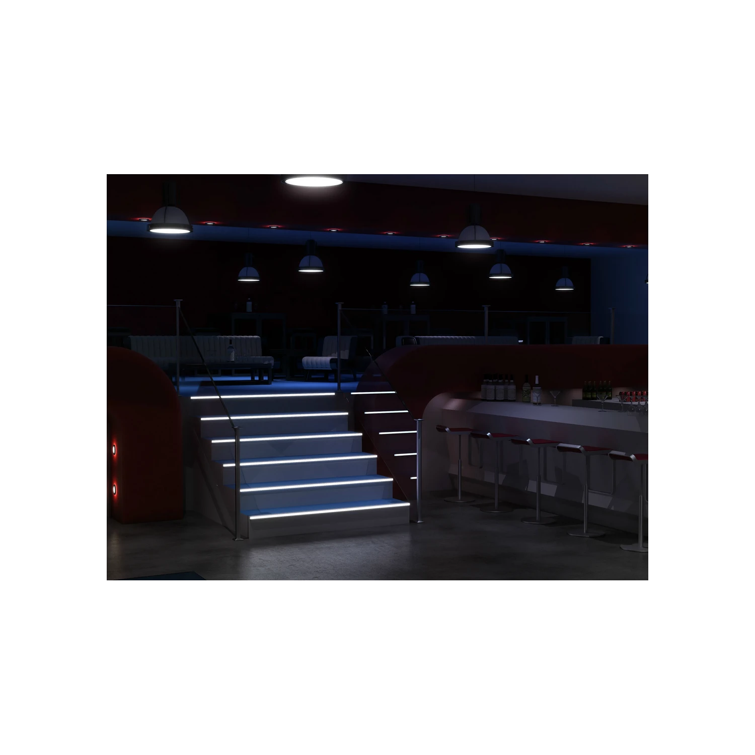 Terminale SX Profilo Paragradino Luminoso PROLIGHT PROTECT 126/L/F 4 Terminale SX Profilo Paragradino Luminoso PROLIGHT PROTECT 126/L/F - immagine 4