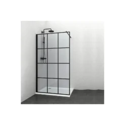 Doccia Walk In Nero 8 Mm Andromeda 9 Doccia Walk In Nero 8 Mm Andromeda -Vendite Ediliamo walk in nero cristallo temprato 8 mm andromeda aquana 1