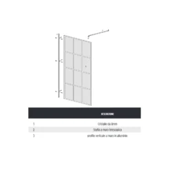 Doccia Walk In Nero 8 Mm Andromeda 13 Doccia Walk In Nero 8 Mm Andromeda -Vendite Ediliamo walk in nero cristallo temprato 8 mm andromeda aquana 5