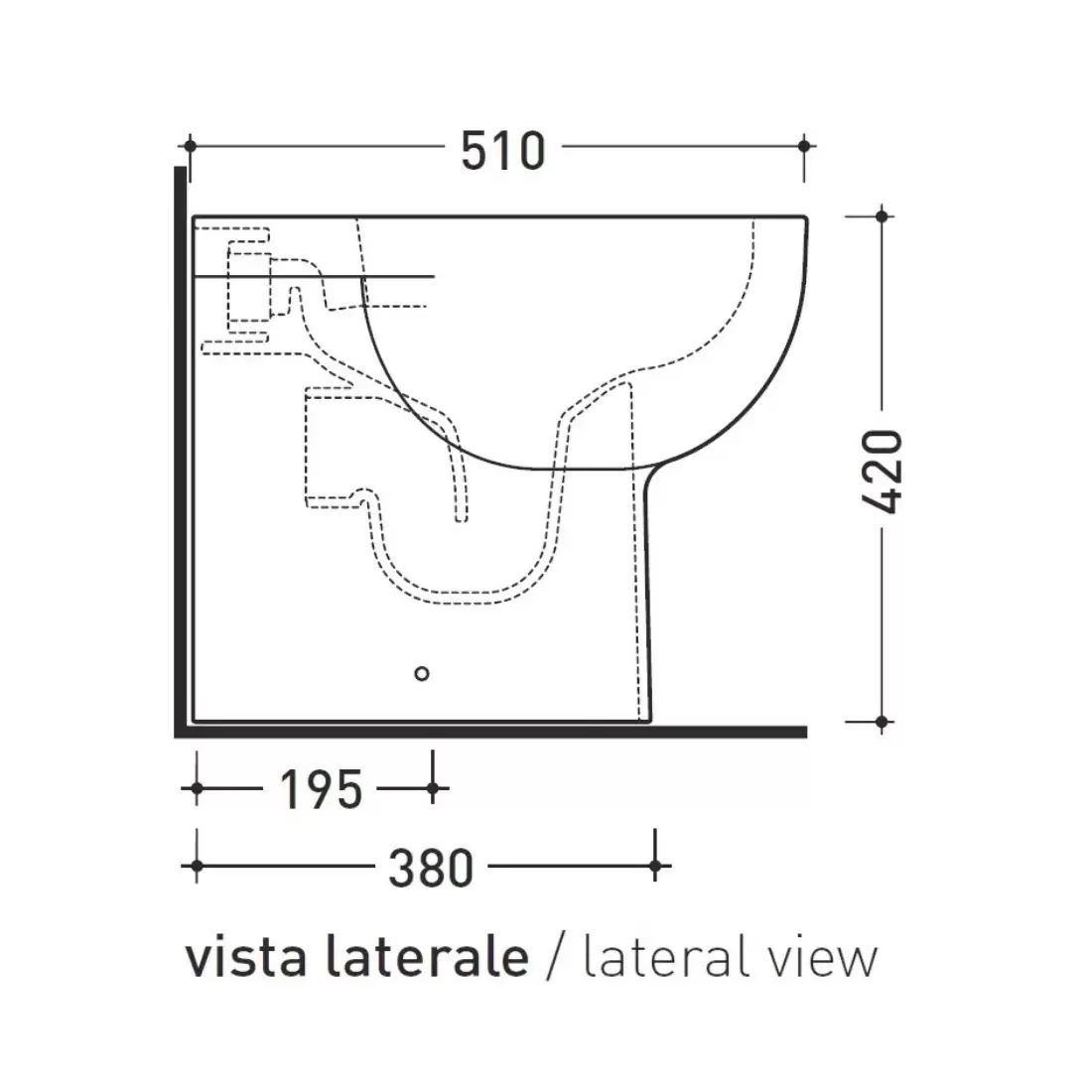 Wc A Pavimento 51x36 Cm Flaminia Bianco QK117RG 4 Wc A Pavimento 51x36 Cm Flaminia Bianco QK117RG - immagine 4