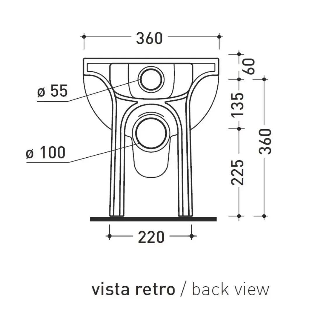 Wc A Pavimento 51x36 Cm Flaminia Bianco QK117RG 5 Wc A Pavimento 51x36 Cm Flaminia Bianco QK117RG - immagine 5
