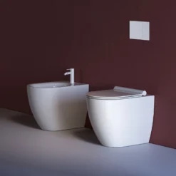 Wc A Pavimento 55x35 Sfera 55 Traslato Catalano Bianco Opaco