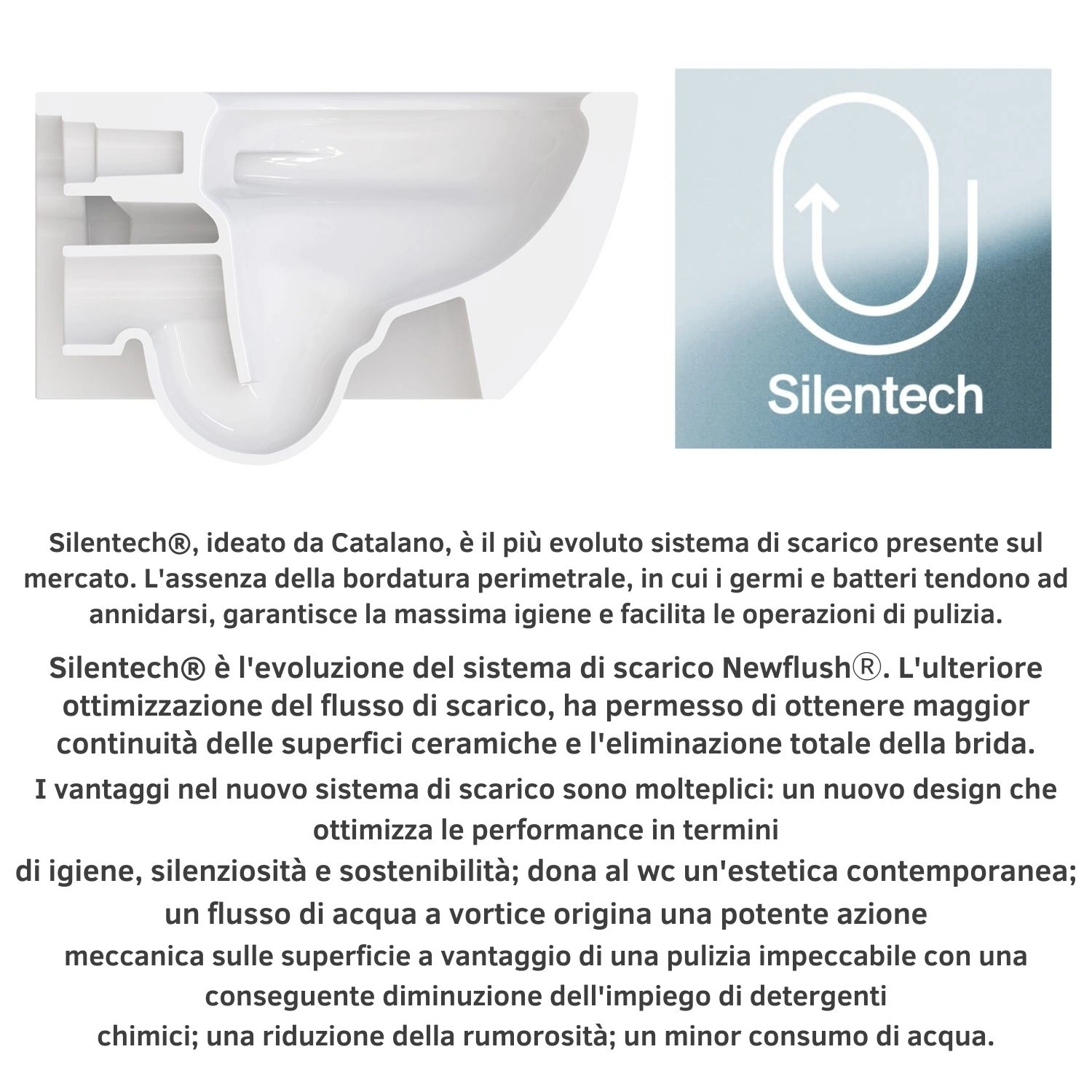 Wc A Pavimento 55x35 Sfera 55 Traslato Catalano Bianco Opaco 4 Wc A Pavimento 55x35 Sfera 55 Traslato Catalano Bianco Opaco - immagine 4