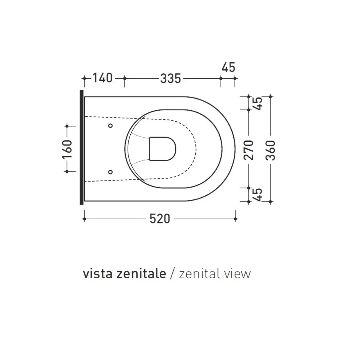 Wc A Pavimento 52x36 Cm Bianco App Plus AP117RG Flaminia 2 Wc A Pavimento 52x36 Cm Bianco App Plus AP117RG Flaminia - immagine 2