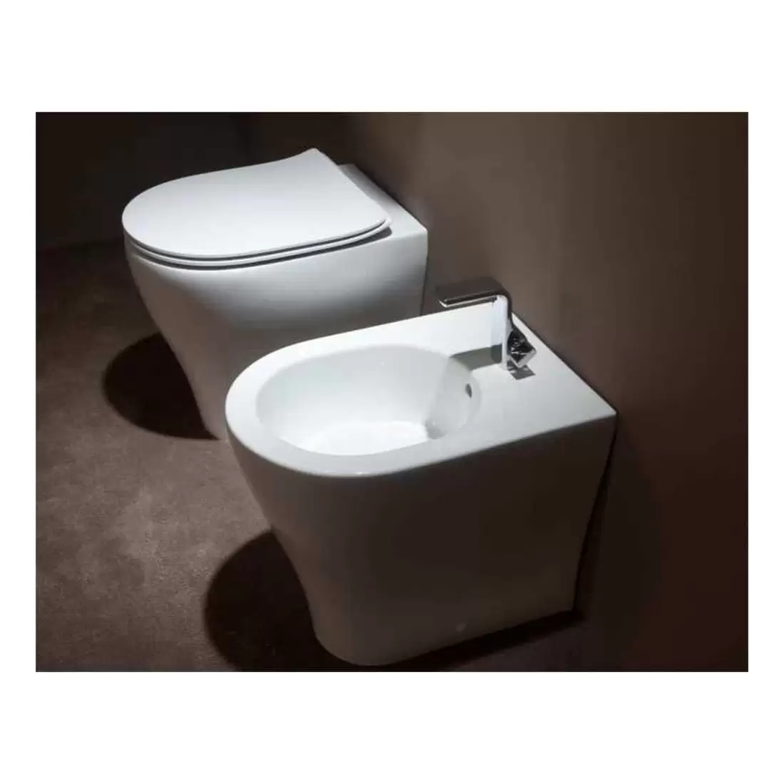 Wc A Pavimento 52x36 Cm Bianco App Plus AP117RG Flaminia 6 Wc A Pavimento 52x36 Cm Bianco App Plus AP117RG Flaminia - immagine 6