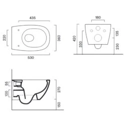 Wc Sospeso 53 X 36 Alvea Catalano Bianco 6 Wc Sospeso 53 X 36 Alvea Catalano Bianco -Vendite Ediliamo wc sospeso 53 x 36 alvea catalano bianco 2