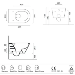 Wc Sospeso 55x35 Zero 55 Catalano Bianco Lucido -Vendite Ediliamo wc sospeso 55x35 zero 55 catalano bianco lucido 2