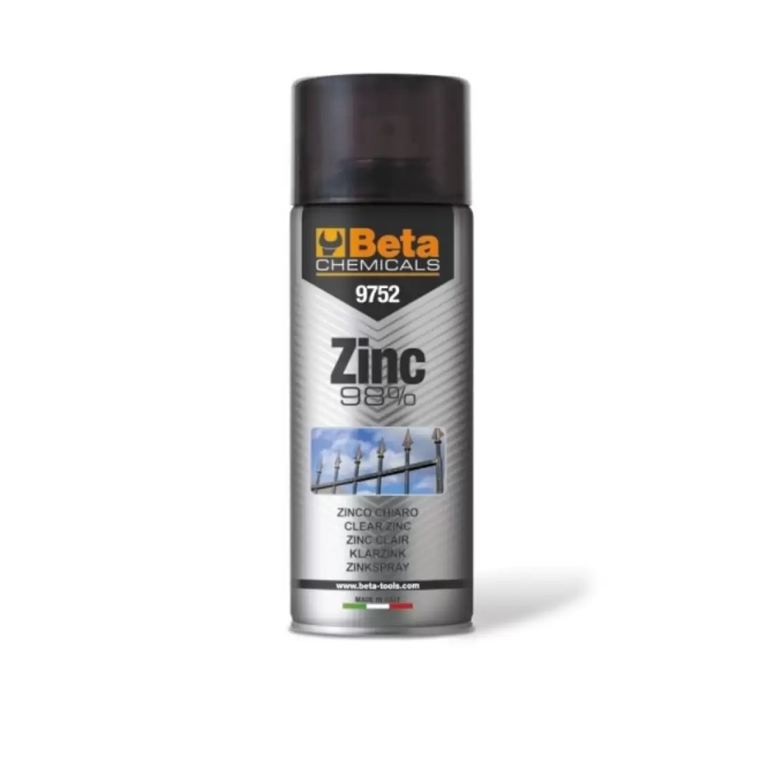 Zincante Chiaro Spray Zinc98% 400ml Beta 1 Zincante Chiaro Spray Zinc98% 400ml Beta
